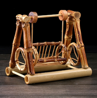 Artisanat en bambou naturel pour enfants jouets et cadeaux avec moules d'oiseaux et de vélos