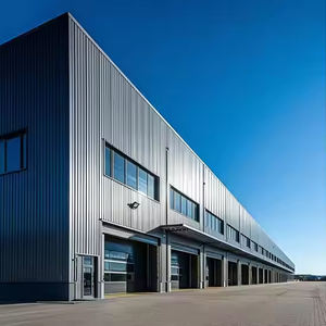 Maison préfabriquée pour l'exportation en Chine hangars de bâtiments industriels à structure métallique de ferme maisons préfabriquées de stockage avec panneaux solaires - Product Image 5