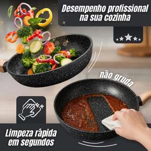 Ensemble de casseroles de haute qualité en céramique moderne, revêtement antiadhésif, 10 pièces, en alliage d'aluminium, compatible induction, passe au lave-vaisselle, avec couvercles en verre - Product Image 6