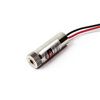 Lumière de positionnement Laser, 2 pièces, 3-5v 100mw 650nm, Module de Diode Laser, croix rouge, pour Machine à marquage
