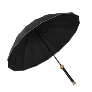 LM-<span class=keywords><strong>X</strong></span> parapluies de samouraï japonais créatifs du fabricant 8K 16K 24K parapluies à bande réfléchissante Katana épée droite à long manche - Product Image 2