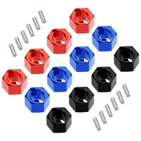 Pièces de voiture RC L Mini-B 1/16 : Bloc d'arbre à roulement métallique, Plaque d'engrenage, Adaptateur de direction, Support fixe pour personnalisation par les amateurs