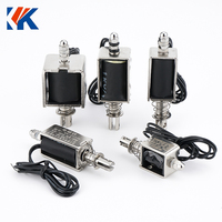 Nuevo Actuador Eléctrico Lineal de 2024, DC5V6V12V24V AC 110v 230v, Personalizable, Potente, Electroimán Lineal de Empuje y Tracción, Micro Electroimán