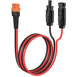 ELFCULB Copper 12AWG Solar to XT60i Adapter <b>Cable</b> 10-100FT for Portable <b>Power</b> Station - Product Image 1