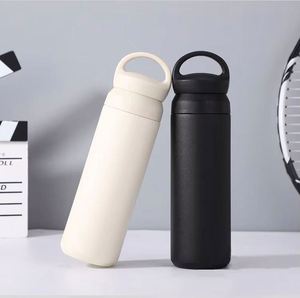 Children Water Bottle Two <b>Lids</b> Colorful Stainless Steel Drink Juice Travel School Portable Cute - Product Image 1