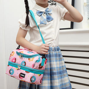 กระเป๋าใส่อาหารกลางวันแบบมีฉนวนสำหรับเด็กพร้อมสายปรับได้ กล่องใส่อาหารเก็บความร้อนความจุขนาดใหญ่ กล่องอาหารสำหรับเด็กผู้ชายและเด็กผู้หญิง - Product Image 2