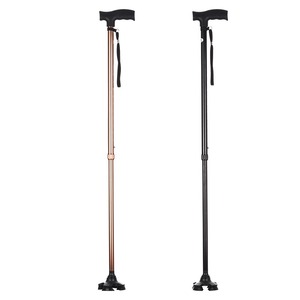 Custom Medical Folding Adjustable Led Light Mobility Aids Collapsible Cane Old Men People Crutch Elderly <b>Foldable</b> <b>Walking</b> <b>Sticks</b> - Product Image 1