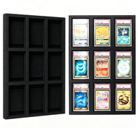 Présentoir pour cartes gradées PSA, cadre en mousse pour 9 cartes, pour cartes de baseball, de football et de sport
