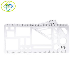 Stencil di <span class=keywords><strong>disegno</strong></span> acrilico fatto da te personalizzato per dipingere il modello cavo - Product Image 3