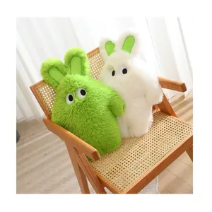 OEM/ODM süßes leuchtendes weißes grünes Kaninchen-Plüschtierspielzeug Ostern Geburtstagsgeschenk für Kinder glatte Kawaii-Plüschtiere Hase-Pelüchen
