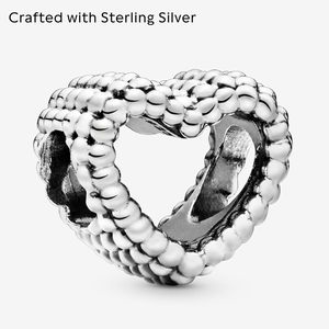 <span class=keywords><strong>Abalorio</strong></span> de Corazón Abierto con Cuentas - Compatible con Moments - Hecho en China - Regalo para Mujer - Caja de Regalo de Plata de Ley - Product Image 4