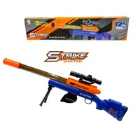 Jouet de tir en plein air pour enfants personnalisé en usine, lanceur de balles en EVA souple, pistolet de tir avec 12 balles en EVA