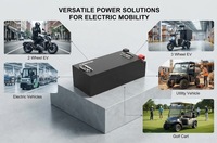 Paket Baterai Lithium LiFePO4 72V 65Ah Kapasitas Tinggi Daya Tahan Lama untuk Kendaraan Listrik, Golf Cart, Kendaraan Utilitas OEM ODM