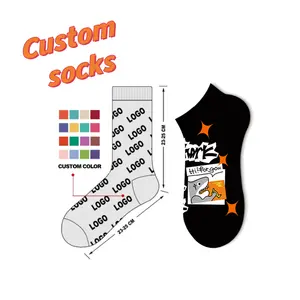 Cmax Funny Socks Mens 100% Cotton Oem Design Funny Socks Different Funny Ankle Socks