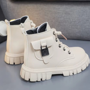 Bottes Martin d'Hiver de Haute Qualité pour Enfants, Antidérapantes, Chaudes, pour Filles et Garçons, Idéales pour la Neige et la Marche en Extérieur - Product Image 3