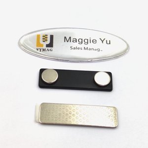 Magneti per Badge con Potente Magnete al Neodimio, Adesivo 3M sul Lato Anteriore, Porta Badge Magnetici - Product Image 6