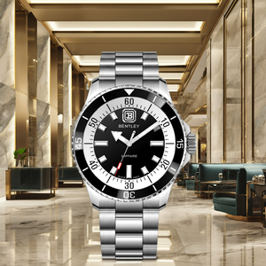 Reloj calendario con correa de silicona diseñado con un elegante estilo de negocios para mujer - Product Image 1