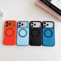 Coque de protection intégrale 360 pour iPhone 18 17 Pro Max, étui de téléphone portable robuste Defender avec protection 360 °   Support magnétique rotatif