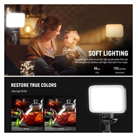 Kit d'éclairage vidéo LED bicolore dimmable NEEWER (lot de 2) avec panneaux lumineux portables, supports et filtres en plastique pour studio photo