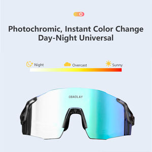 <span class=keywords><strong>Gafas</strong></span> Deportivas Fotocromáticas de Solo 25g para Hombre 2025 Lentes de Moda que Cambian de Color para Ciclismo de Montaña <span class=keywords><strong>MTB</strong></span> UV400 - Product Image 3