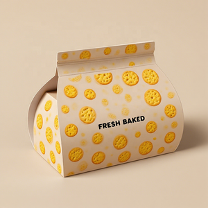 กล่องขนมหวาน <span class=keywords><strong>Roulade</strong></span> Sachertort แบบย่อยสลายได้ทางชีวภาพพิมพ์โลโก้สีชมพู - Product Image 4