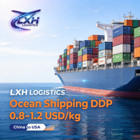 LXH Fret maritime pas cher DDP Logistique Chine vers États-Unis Livraison à domicile à adresse privée