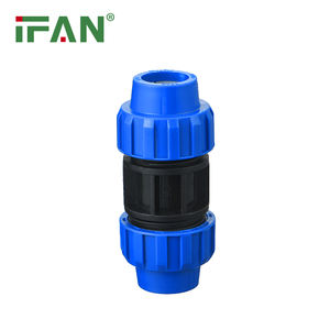 Raccord de tuyau d'irrigation goutte à goutte agricole Ifan, raccord de tuyau en PP, raccord fileté 1/2-4 pouces, coude, té, raccord de tuyau à compression en PEHD - Product Image 5