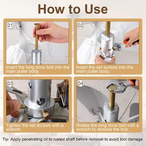 FBP 100 Fan Blade Hub <b>Puller</b> Heavy Duty Steel HVAC Removal <b>Tool</b> Replace 40852 - Product Image 6