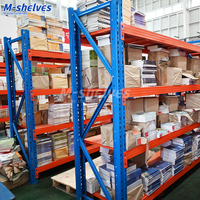 Étagère de rangement métallique sans boulons à 5 niveaux de 180 cm, étagère de présentation de marchandises de moyenne capacité, réglable, facile à assembler, unité d'étagérage en acier