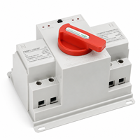 Interruptor de Transferencia Automática de Doble Alimentación 63A AC220V, Conmutación Rápida ATS con Protección Contra Sobrecarga