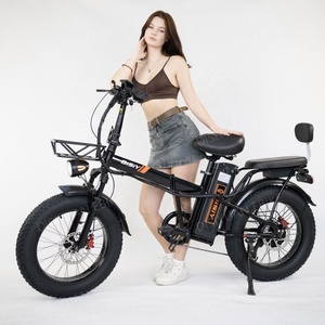 Venta directa de fábrica 500W 12Ah Bicicleta eléctrica 48V Super <span class=keywords><strong>S7</strong></span> Daily City Travel E-bike 20 pulgadas Beach Fat Tire Retro Bicicleta eléctrica - Product Image 1