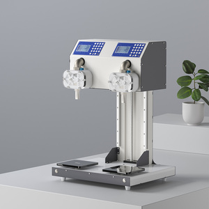 Machine de conditionnement pompe à engrenages double tête machine de remplissage quantitative pour miel/yaourt/salade/sauce soja - Product Image 3