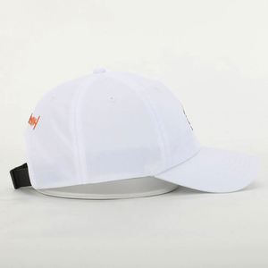 OEM Custom Sporty Common 6 Panel White Quick Dry Sports Baseball Cap Embroidery Logo Golf Dad <b>Hat</b> - Product Image 4