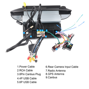 Hikity 7 ''6 + 128G pour <span class=keywords><strong>Fiat</strong></span> 500 2007-2015 Android Car Radio Car Stereo Wireless Carplay/Android Auto EQ/GPS/WiFi Fabricant OEM - Product Image 4