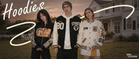 Sweat à capuche unisexe en coton imprimé et brodé, coupe régulière, fermeture éclair sur le devant, tendance streetwear d'hiver, fabrication sur mesure