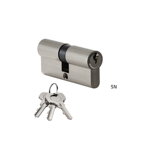 Cerradura de Embutir AKADA SCZ-10 con Perfil Europeo, Cilindro de Puerta de Apertura Simple con Perilla Grande de Latón y 3 Llaves Comunes, Material de ZINC - Product Image 4