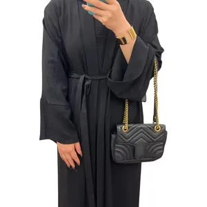 2 robes musulmanes pour femmes, abaya islamique, robe de prière de Dubaï, robe longue, cardigan maxi, OEM/personnalisé - Product Image 3