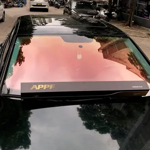 75% Insulation Red Chameleon Tint Car Window Film Windshield Solar Colored Sunset Chameleon Film For Car Body