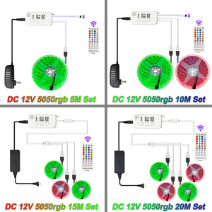 <span class=keywords><strong>Tira</strong></span> de Luz <span class=keywords><strong>LED</strong></span> <span class=keywords><strong>RGB</strong></span> Flexible de 12V y 10m 5050 para Decoración, Apliques, Tiras de Luz para Exteriores, Bluetooth, Luces, Striscia, <span class=keywords><strong>Led</strong></span>, Streifen - Product Image 5