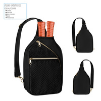 Sac à bandoulière pour raquette de pickleball personnalisé en gros pour femmes - Sac de sport en polyester portable antivol
