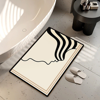 Tapis de bain en terre de diatomées, tapis antidérapant pour tous les sols et tous les finitions, tapis pour salle de bain