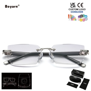Gafas <span class=keywords><strong>de</strong></span> Presbicia Boyarn Duraderas, Gafas <span class=keywords><strong>de</strong></span> Presbicia Ordinarias sin Montura, Gafas <span class=keywords><strong>de</strong></span> <span class=keywords><strong>Lectura</strong></span> con Bloqueo <span class=keywords><strong>de</strong></span> Luz Azul y Degradado - Product Image 5