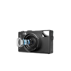 กล้องดิจิตอล R100 ความละเอียด 48MP เซ็นเซอร์ CMOS โฟกัสคงที่ กล้องคอมแพคสำหรับใช้ในบ้าน โหมดเซลฟี่ USB2.0 - Product Image 1