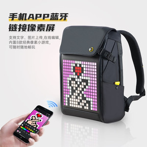 Divoom Led Pixel Screen Backpack M Cycling Waterproof Nylon Cyber Style Bag Hanger - Product Image 3