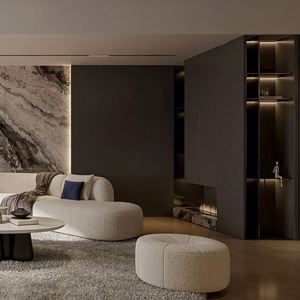 Muebles de Madera Personalizados para Mansiones de Lujo Italianas, Mueble de TV para Toda la Casa, Decoración de Armario para Sala de Estar, Diseño Gráfico para Villa - Product Image 2