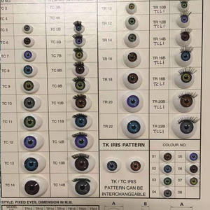 6mm rond vinyle poupée globes oculaires doux <span class=keywords><strong>Mini</strong></span> jouet accessoires avec yeux mobiles modèle jouet globes oculaires pièces - Product Image 3