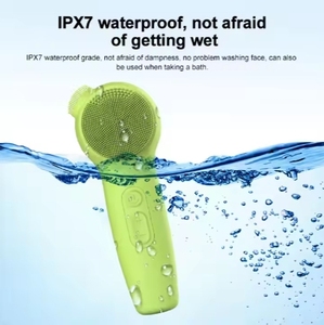 <span class=keywords><strong>Cepillo</strong></span> Eléctrico Portátil Recargable Sónico, Resistente al Agua, Vibrador, para Limpieza <span class=keywords><strong>Facial</strong></span>, Exfoliante para Hombres, <span class=keywords><strong>Limpiador</strong></span> de Poros - Product Image 4