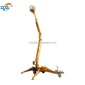 Elevador Telescópico Portátil de Remolque Trasero Pequeño con Plataforma Elevadora Manual y Remolque Aéreo, <span class=keywords><strong>Precio</strong></span> de Fábrica - Product Image 4