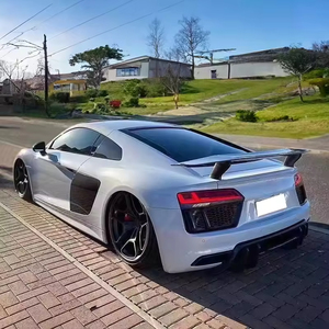Aileron arrière en fibre de carbone V Style 2020 <span class=keywords><strong>Audi</strong></span> R8 Gen2 V10 2016-2022 Aileron de voiture - Product Image 5