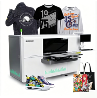 Nouvelle imprimante à jet d'encre automatique DTG, encre pigmentée pour imprimante numérique de t-shirts I3200 CMYK pour vêtements